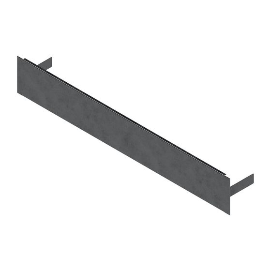 Bosch Unterputzschrank Blende unten 1400x900mm, 8735300936