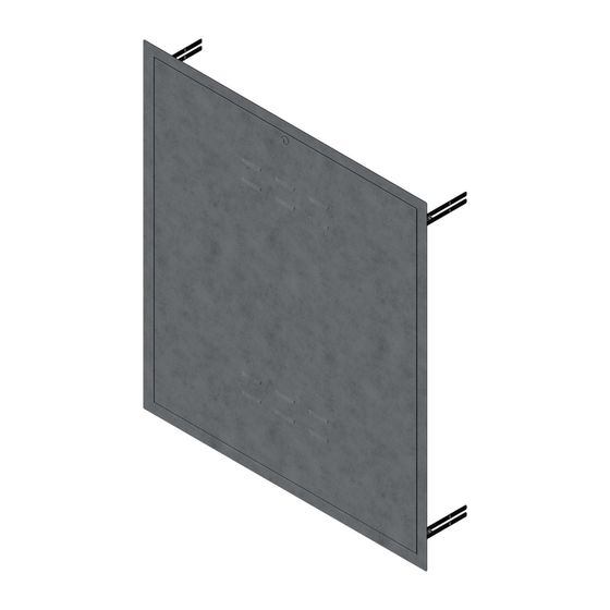 Bosch Unterputzschrank Tür mit Rahmen 1000x800mm, 8735300938