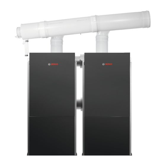 Bosch Kesselkaskade Condens 7000 F 500 CSP21/23, 2x Condens 7000 F 250kW mit Pumpenset