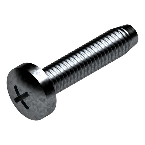BOSCH Schraube ST4,8x22 DIN 7981, 10 Stück, 29106124350