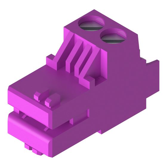 BOSCH Anschlussklemme XCU PW2 2-polig, Pastellviolett