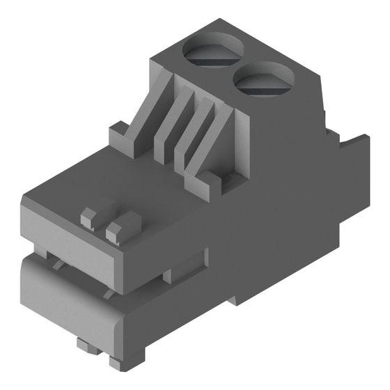 BOSCH Anschlussklemme XCU PW1 2-polig, Graphitgrau, 8737718371