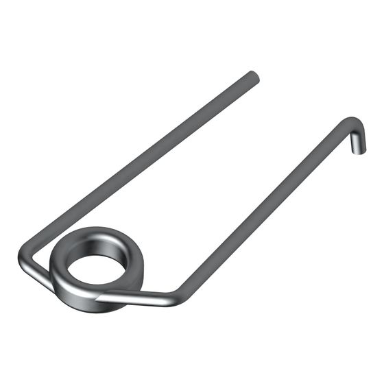 BOSCH Haltefeder 18mm, 10 Stück, 8737713711