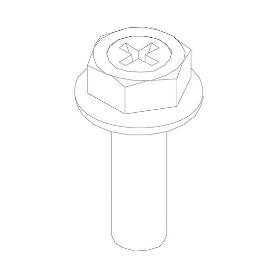 BOSCH Ersatzteil TTNR: 87134011300 Schraube M6x20 (10x)