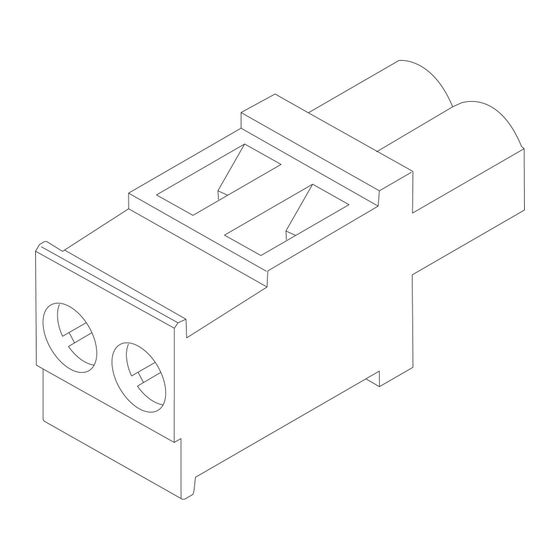Bosch Anschlussklemme 2-polig EV, Tomatenrot, 8718598879