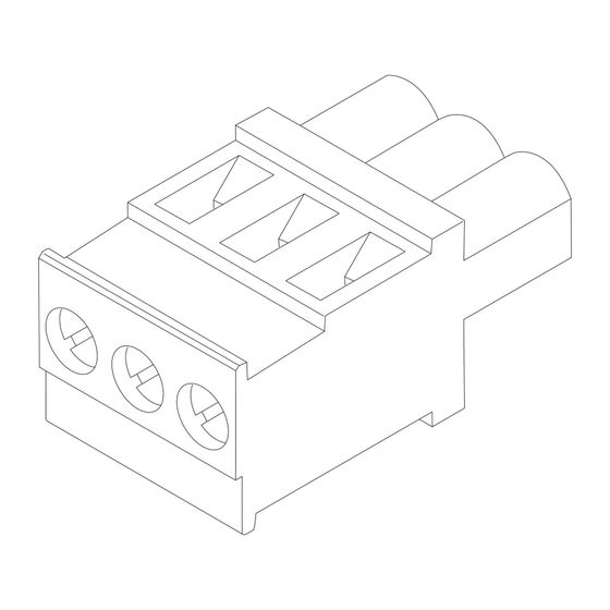 Bosch Anschlussklemme 3-polig PK-Mod, Braun, 8718598881