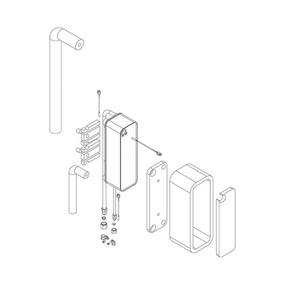 BOSCH Ersatzteil TTNR: 87186454500 Plattenwärmetauscher PHE