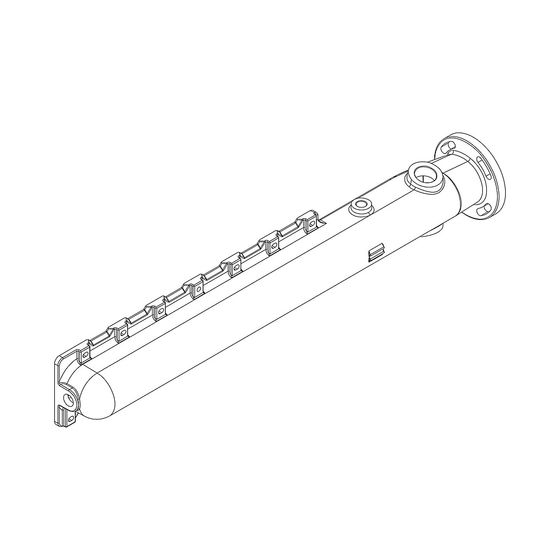 BOSCH Ersatzteil TTNR: 8738804660 Vor- / Rücklaufrohr CLA-1 7Gld everp