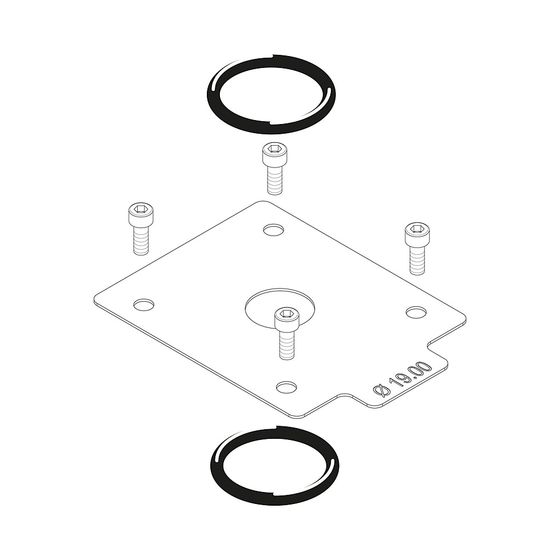 BOSCH Ersatzteil TTNR: 8738805007 Gasdrossel VR4XX D = 19,00 mm everp