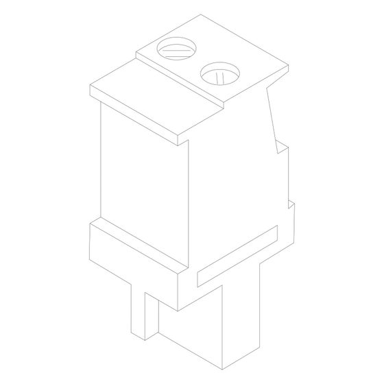Bosch Anschlussklemme 2-polig FWG, Tomatenrot, 63036134