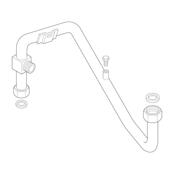 BOSCH Ersatzteil TTNR: 87107151790 Vorlaufrohr