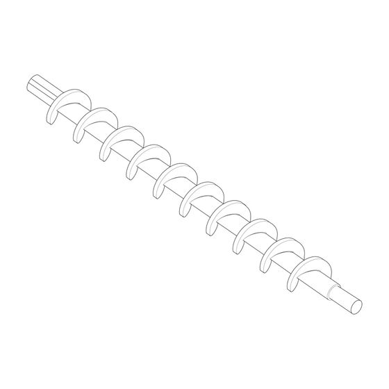BOSCH Ersatzteil TTNR: 87199282940 Förderschnecke