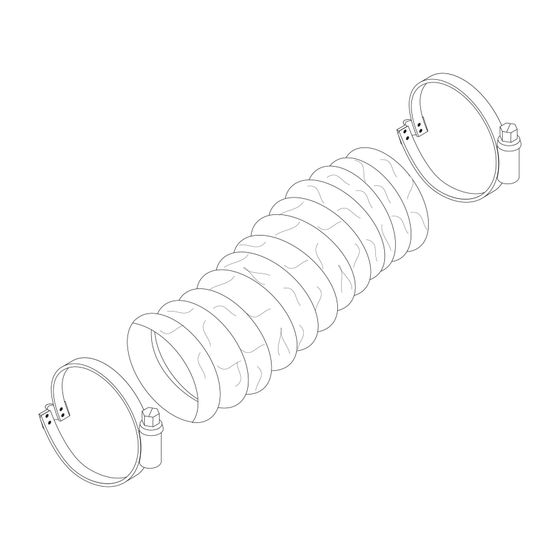 BOSCH Ersatzteil TTNR: 8738803852 Luftschlauch WaBiSanto DN63 L1600 everp