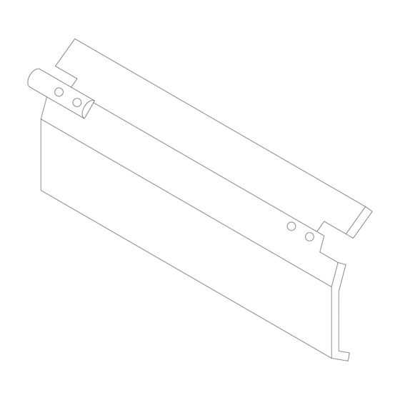 BOSCH Ersatzteil TTNR: 5077162 Klappe 846 mm breit 10 Glieder