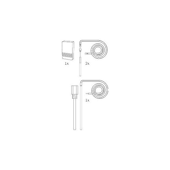 Junkers Bosch Solewärmepumpen Fühlerset 2 für Kunststoff-/Stahlrohrinstallationen, 170mm