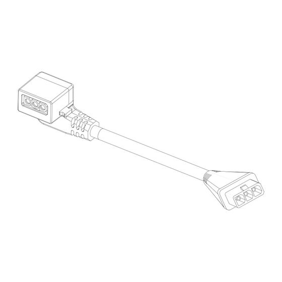 BOSCH Pumpenkabel 250mm mit Winkelstecker, 8738215191