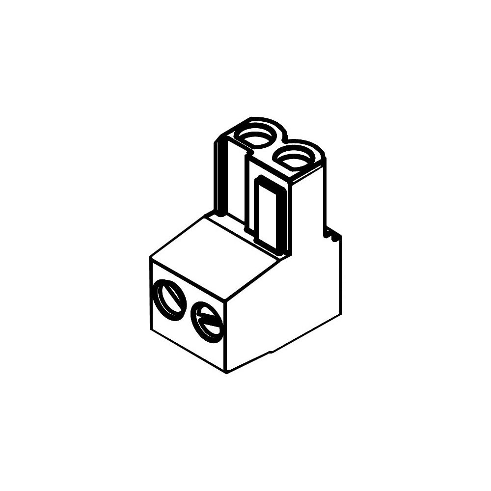 BOSCH Ersatzteil TTNR: 87444040910 Anschlussklemme 2-pol grau (5x)... JUNKERS-87444040910 4047416666334 (Abb. 1)