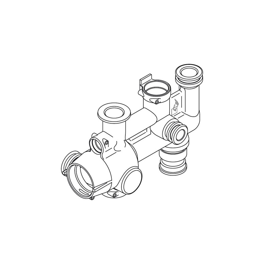 BOSCH Ersatzteil TTNR: 7099574 3-Wege-Ventil ohne Antrieb... JUNKERS-7099574 4047416099910 (Abb. 1)