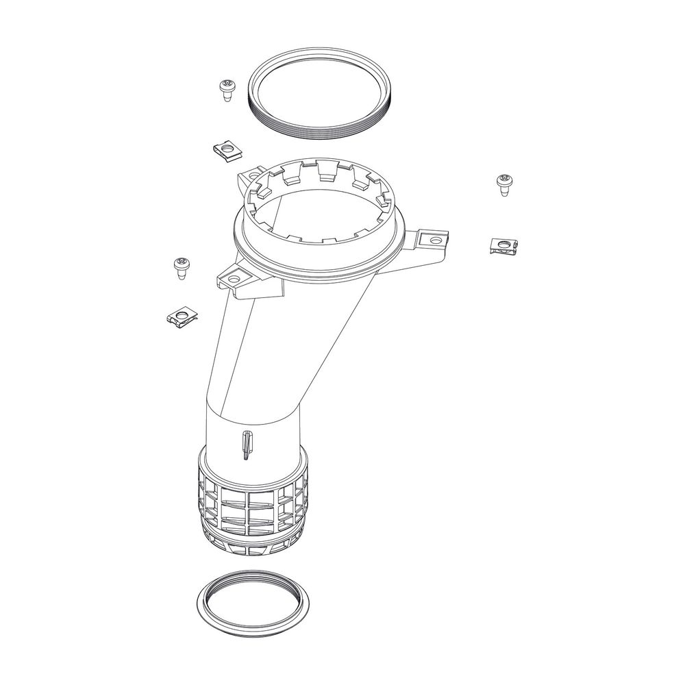 BOSCH Ersatzteil TTNR: 87186438860 Abgasrohr... JUNKERS-87186438860 4051516766894 (Abb. 1)