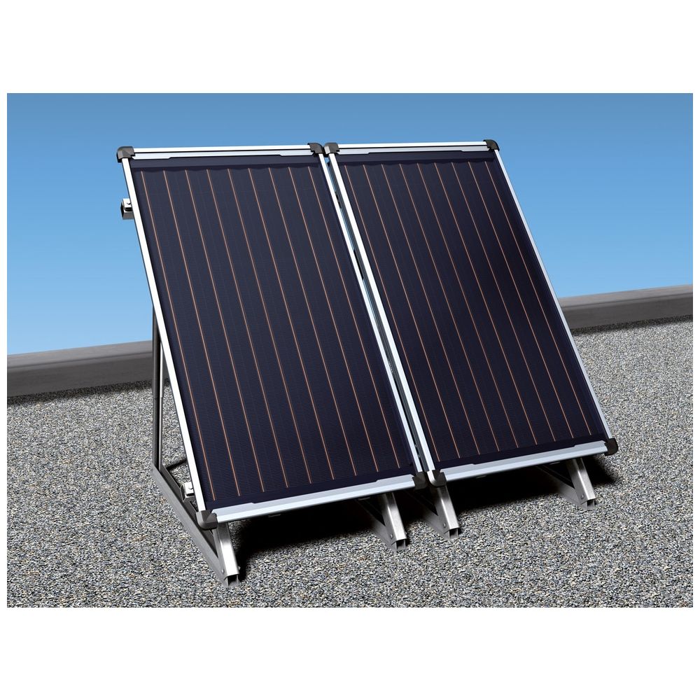 BOSCH Solar-Paket JUPA SO414, Flachdach 5 x FCC220-2V, bauseitige Befestigung... JUNKERS-7739621642 4062321642846 (Abb. 1)