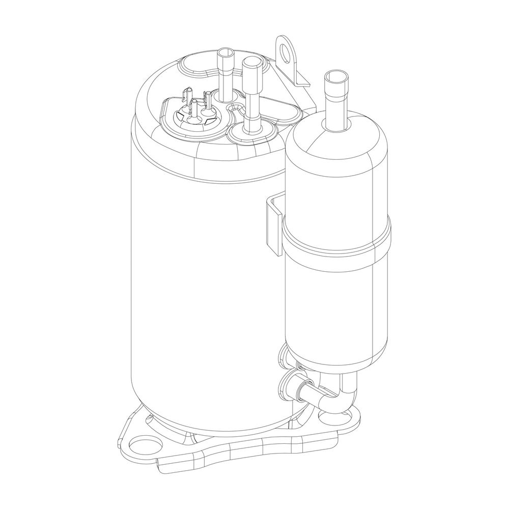 BOSCH Ersatzteil TTNR: 8733703190 Kompressor TNB306FPNMT 400V... JUNKERS-8733703190 4054925393866 (Abb. 1)