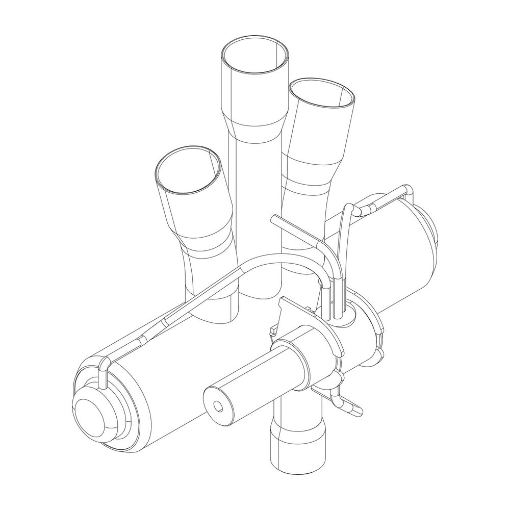 BOSCH Ersatzteil TTNR: 8733703877 4-Wege-Ventil STF-0441G1 13-17 kW... JUNKERS-8733703877 4054925394047 (Abb. 1)