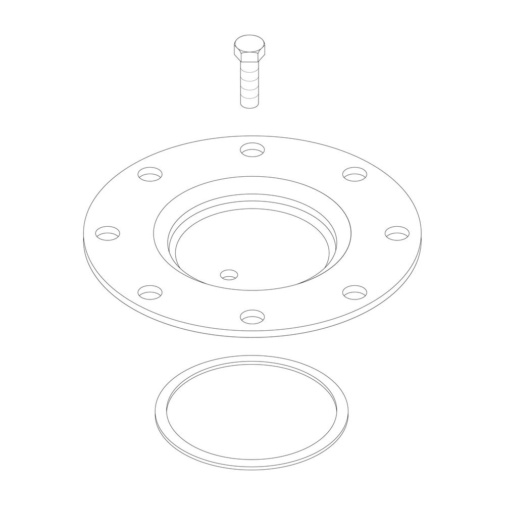 BOSCH Ersatzteil TTNR: 7735500184 Handlochdeckel D210 (5mm) thermogl everp... JUNKERS-7735500184 4054925644432 (Abb. 1)