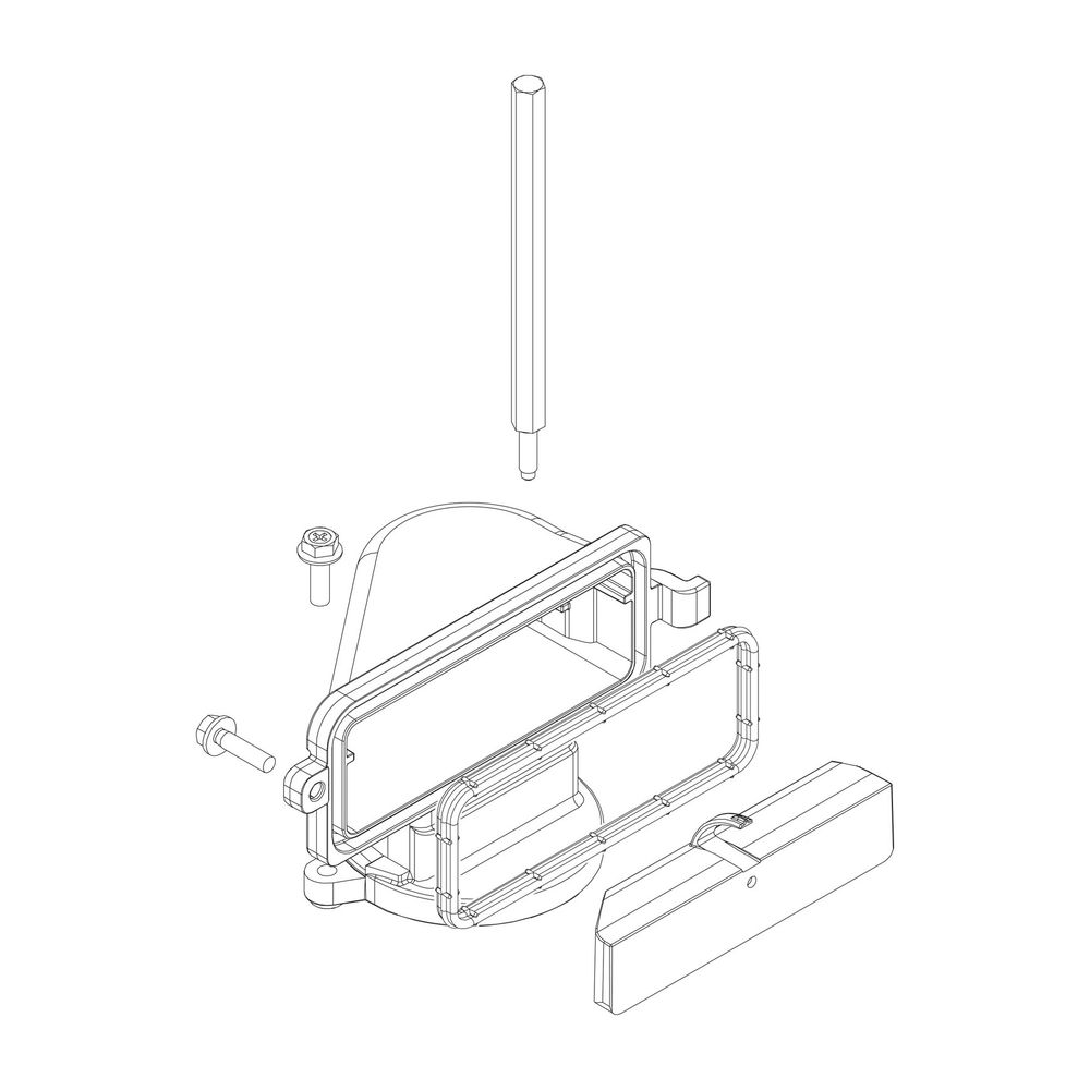 BOSCH Ersatzteil TTNR: 87186646740 Kanal Gas - Luft - Gemisch... JUNKERS-87186646740 4054925713077 (Abb. 1)