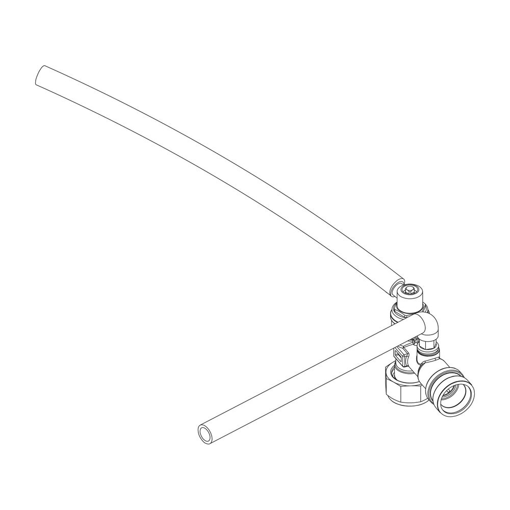 BOSCH Ersatzteil TTNR: 87186676000 Zwischenstück Entlüftung Ladepumpe kpl.... JUNKERS-87186676000 4054925942941 (Abb. 1)