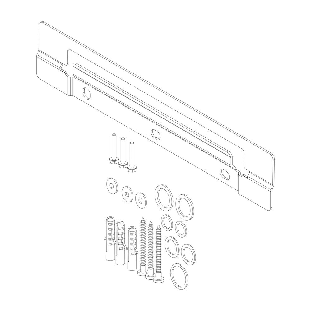 BOSCH Ersatzteil TTNR: 87376002980 Befestigungsblech Aufhängung... JUNKERS-87376002980 4051516073701 (Abb. 1)