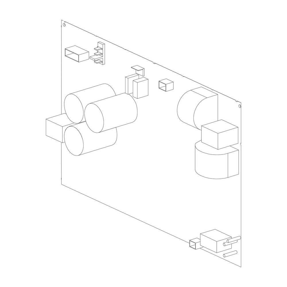 BOSCH Ersatzteil TTNR: 8738206636 Leiterplatte 4kW... JUNKERS-8738206636 4054925842135 (Abb. 1)