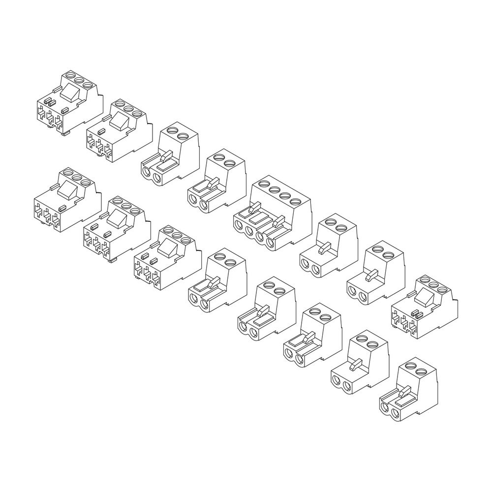 BOSCH Ersatzteil TTNR: 8738206040 Stecker Set... JUNKERS-8738206040 4054925497748 (Abb. 1)