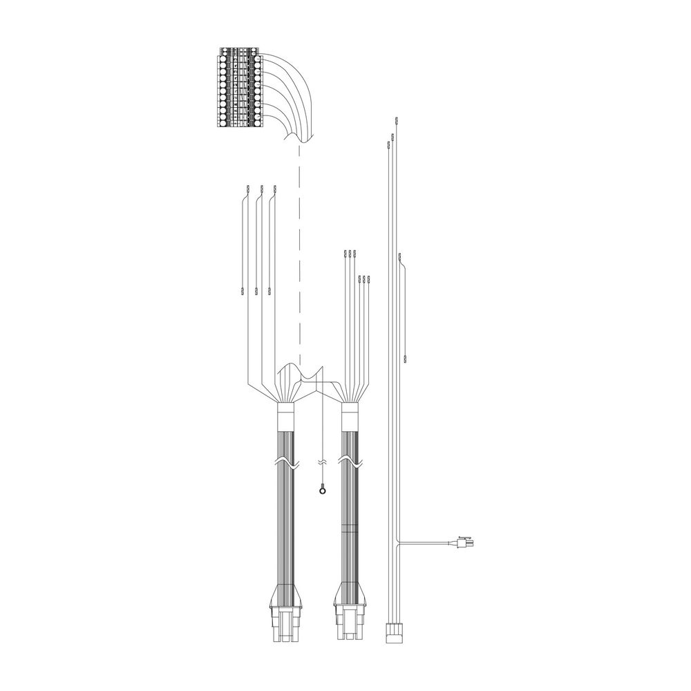 BOSCH Ersatzteil TTNR: 8738207580 Anschlusskabel Elektrischer Zuheizer 9kW... JUNKERS-8738207580 4054925929553 (Abb. 1)