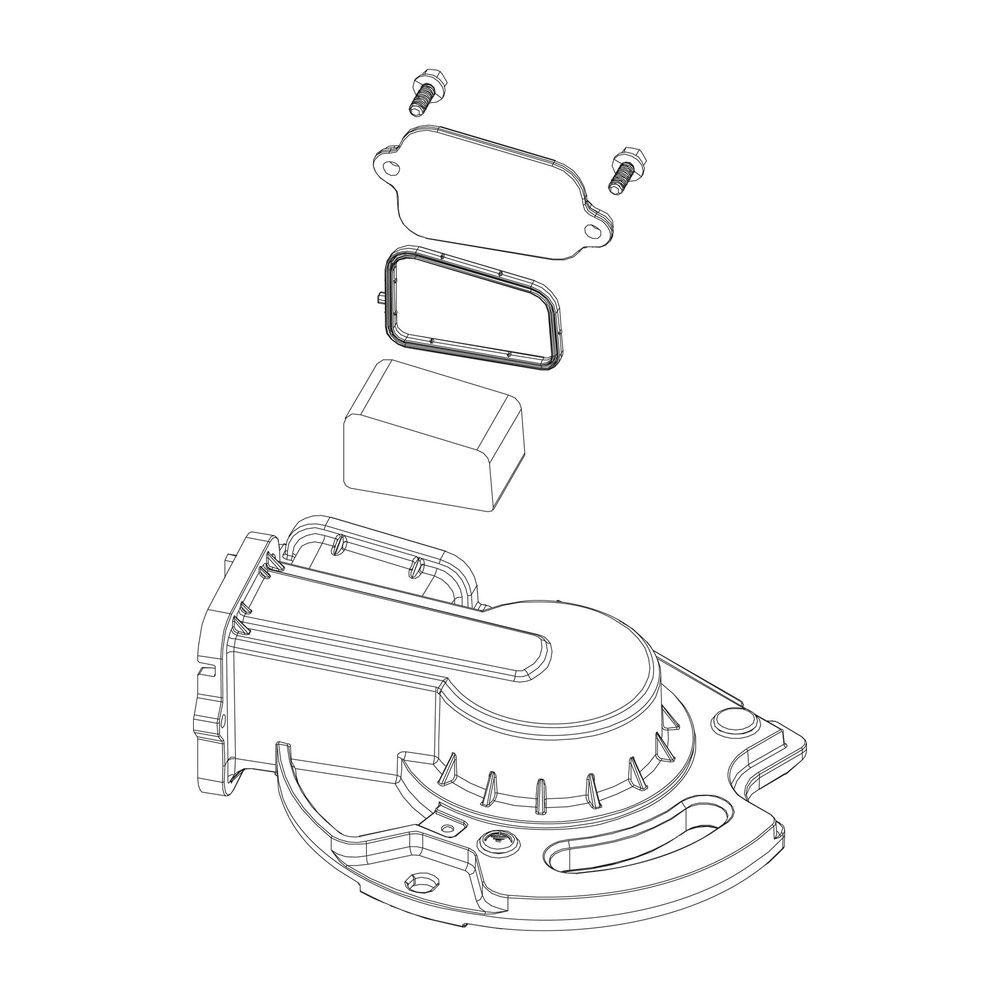 BOSCH Ersatzteil TTNR: 87186496680 Kanal Gas-Luft-Gemisch... JUNKERS-87186496680 4057749662835 (Abb. 1)