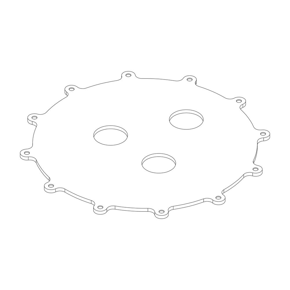 BOSCH Ersatzteil TTNR: 8735100838 Dichtung D259x4, 3xD35 für THS everp... JUNKERS-8735100838 4062321025168 (Abb. 1)