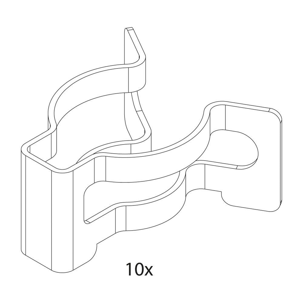 BOSCH Ersatzteil TTNR: 87112000240 Klammer (10x)... JUNKERS-87112000240 4010009699965 (Abb. 1)