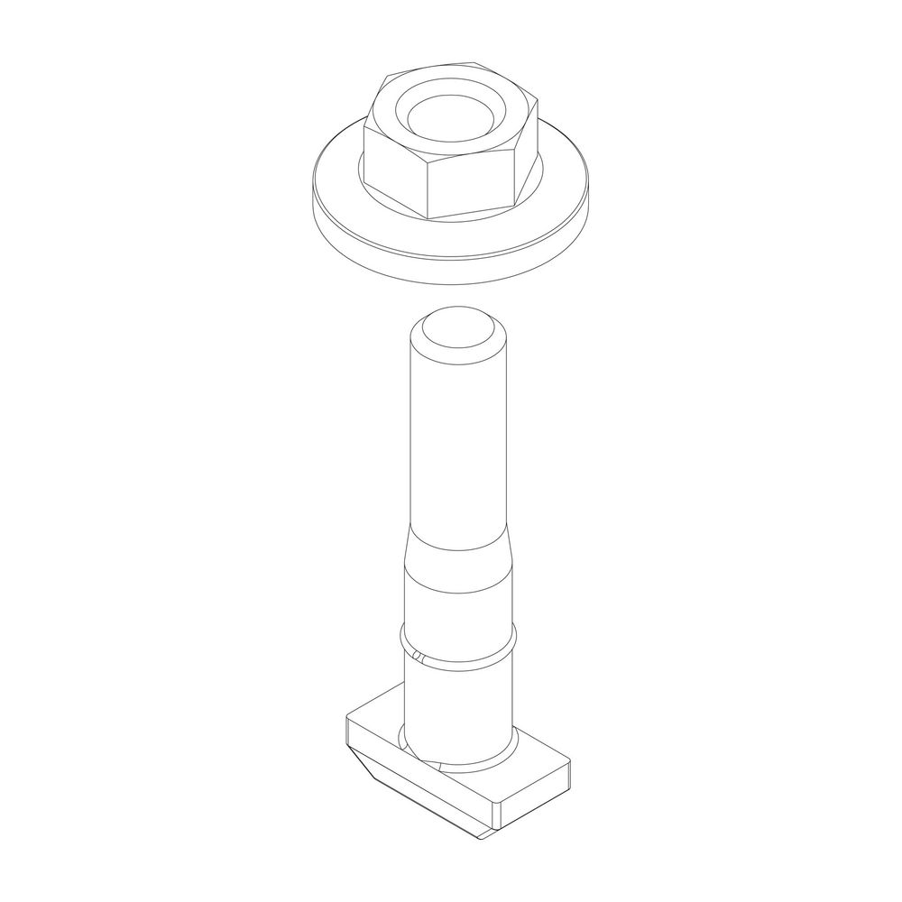 BOSCH Ersatzteil TTNR: 87186655890 Schraube M8x42... JUNKERS-87186655890 4054925713121 (Abb. 1)