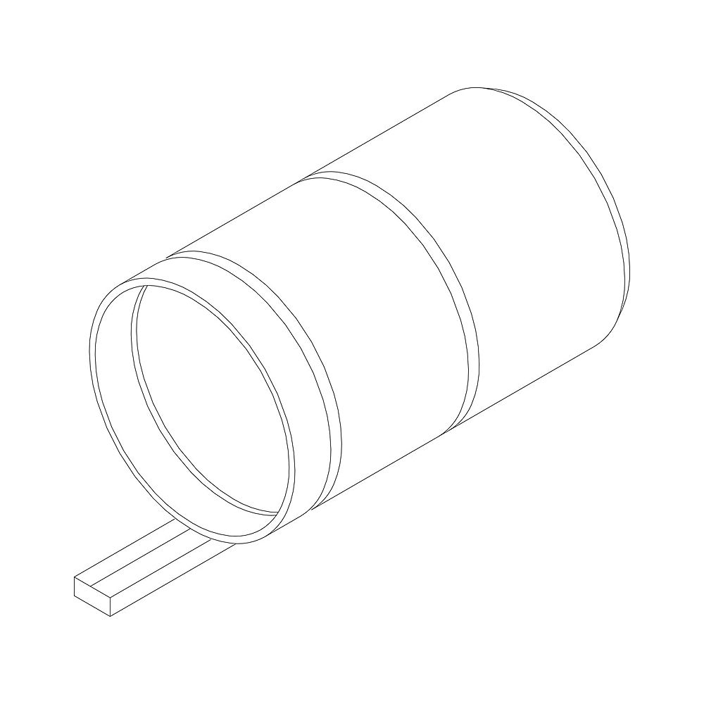 BOSCH Ersatzteil TTNR: 63015279 Flammtopf S115 17-21 D286xL614 everp... JUNKERS-63015279 4047416061689 (Abb. 1)