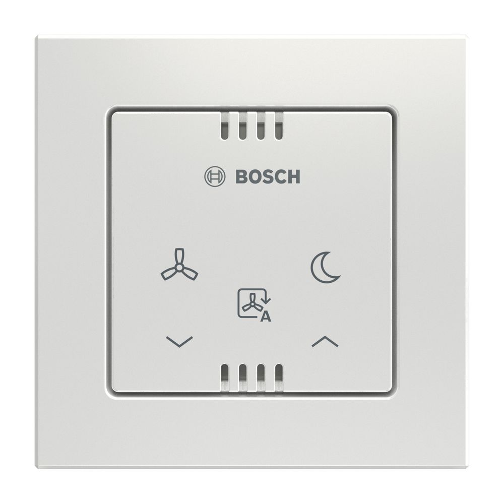 Junkers Bosch Bedieneinheit CV 30 H 85x85x10mm für Dezentrale Lüftung V3000D, Weiß... JUNKERS-7738113833 4062321741655 (Abb. 1)