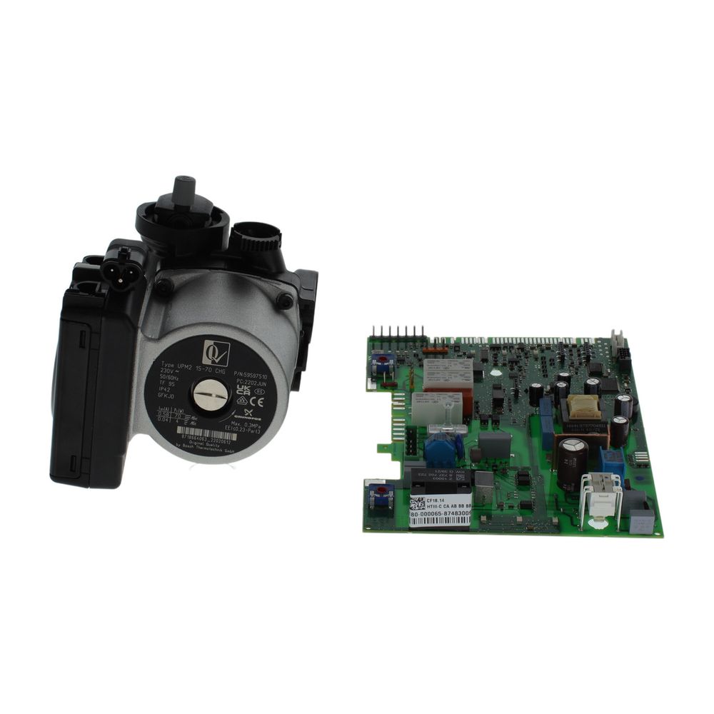 BOSCH Ersatzteil TTNR: 8737714367 Pumpe (UPM2+PCB)... JUNKERS-8737714367 4062321600600 (Abb. 1)