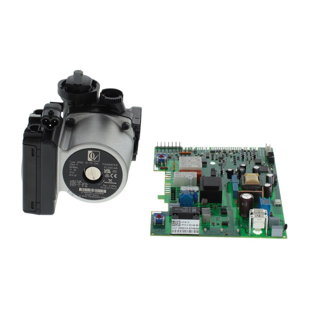 BOSCH Ersatzteil TTNR: 8737714369 Pumpe (UPM 15-70CHG+PCB)... JUNKERS-8737714369 4062321600594 (Abb. 1)