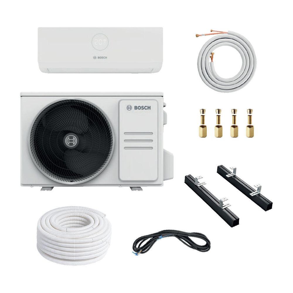 BOSCH Split-Klimapaket Bopa CL301 CL3000i26-Set, Bodenkonsole, Doppelrohr... JUNKERS-7739623940 4062321913045 (Abb. 1)