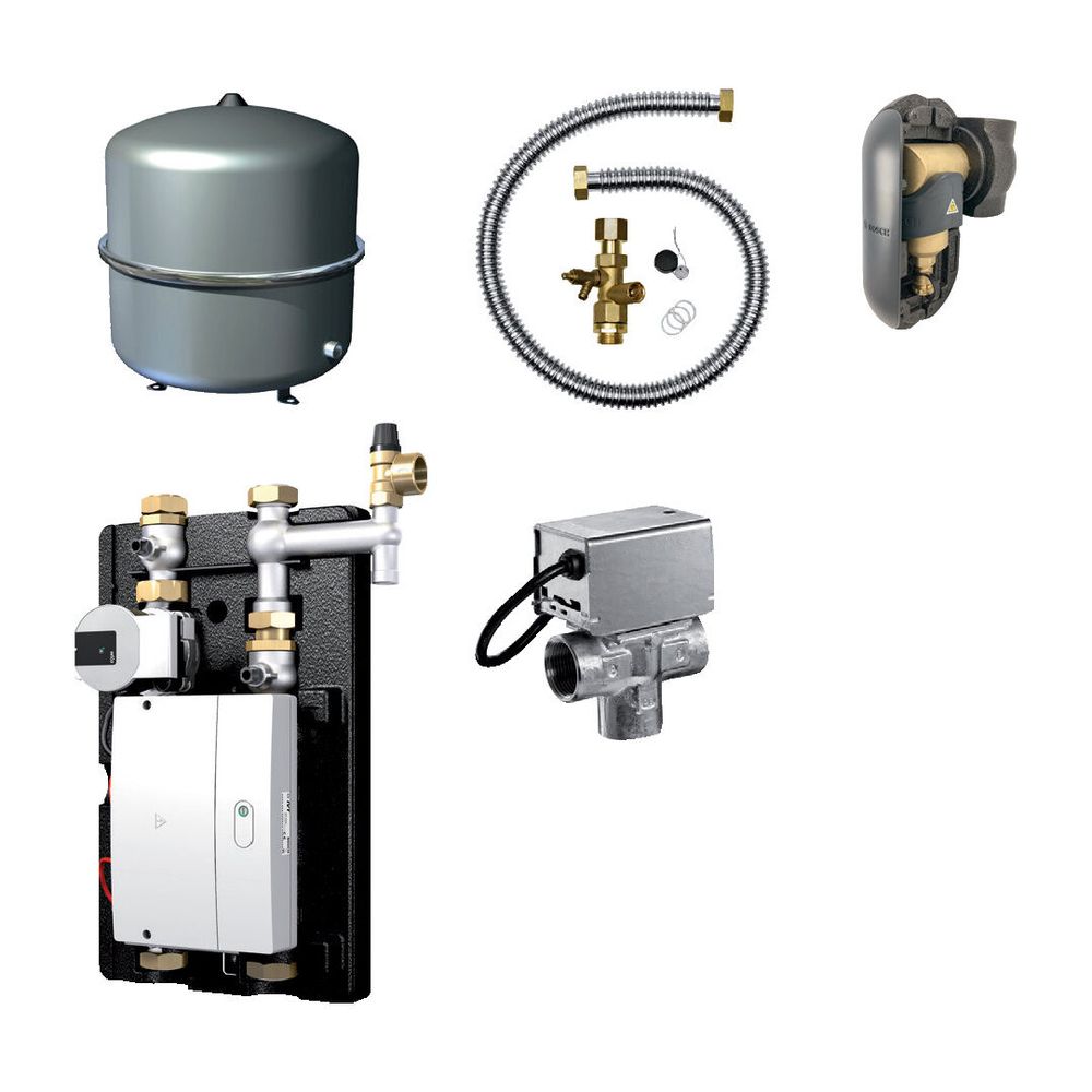 BOSCH Brennwert-Hybridpaket Bopa ST BEG 301, HW-Set, Bypass, MAG, Abscheider 1 1/4"... JUNKERS-7739624360 4069143050491 (Abb. 1)