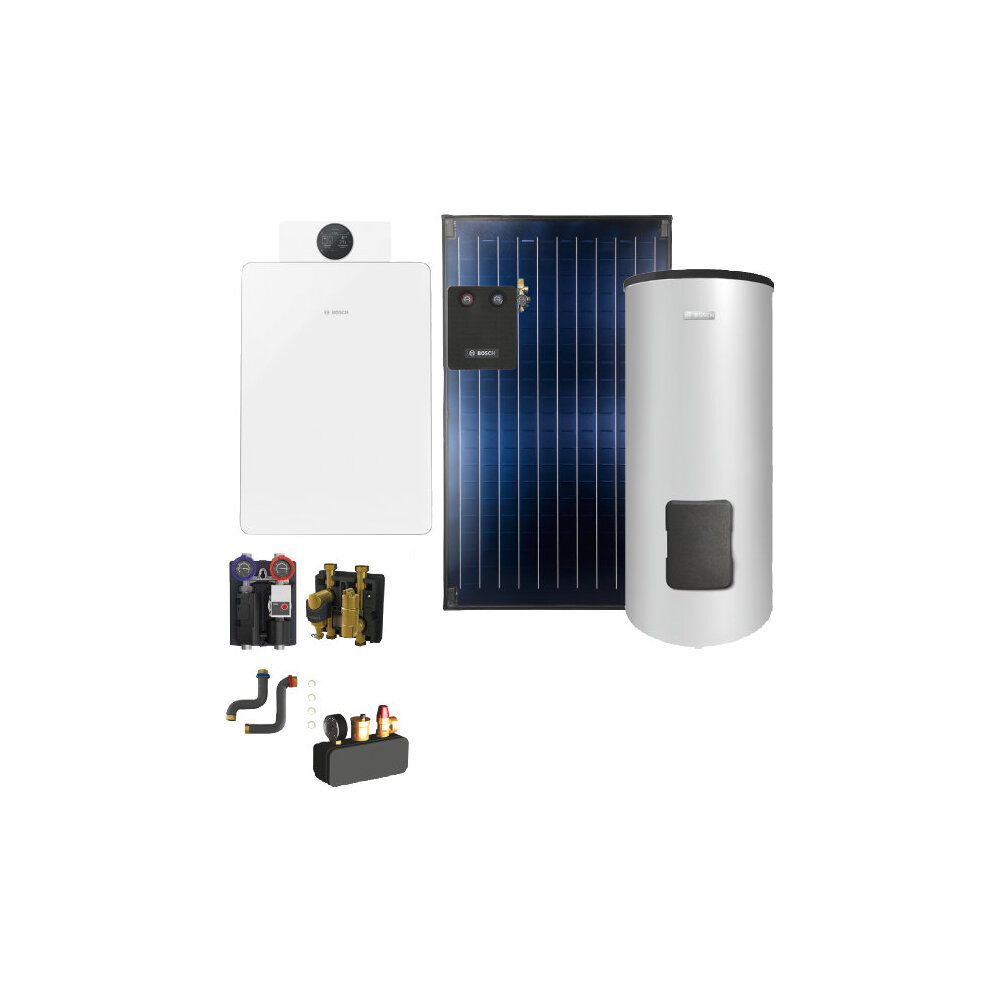 BOSCH Gas-Brennwert-Pluspaket Bopa GCFS8121, GC8800iF-15, 2xFKC, WS 310-5, HS25/6 M... JUNKERS-7739622896 4062321783709 (Abb. 1)