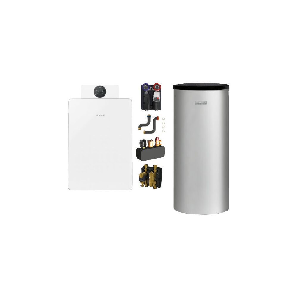 BOSCH Gas-Brennwert-Standardpaket Bopa GCFS874, GC8800iF-15, W 160-5 P1 A, HS25/6 M... JUNKERS-7739622996 4062321784706 (Abb. 1)
