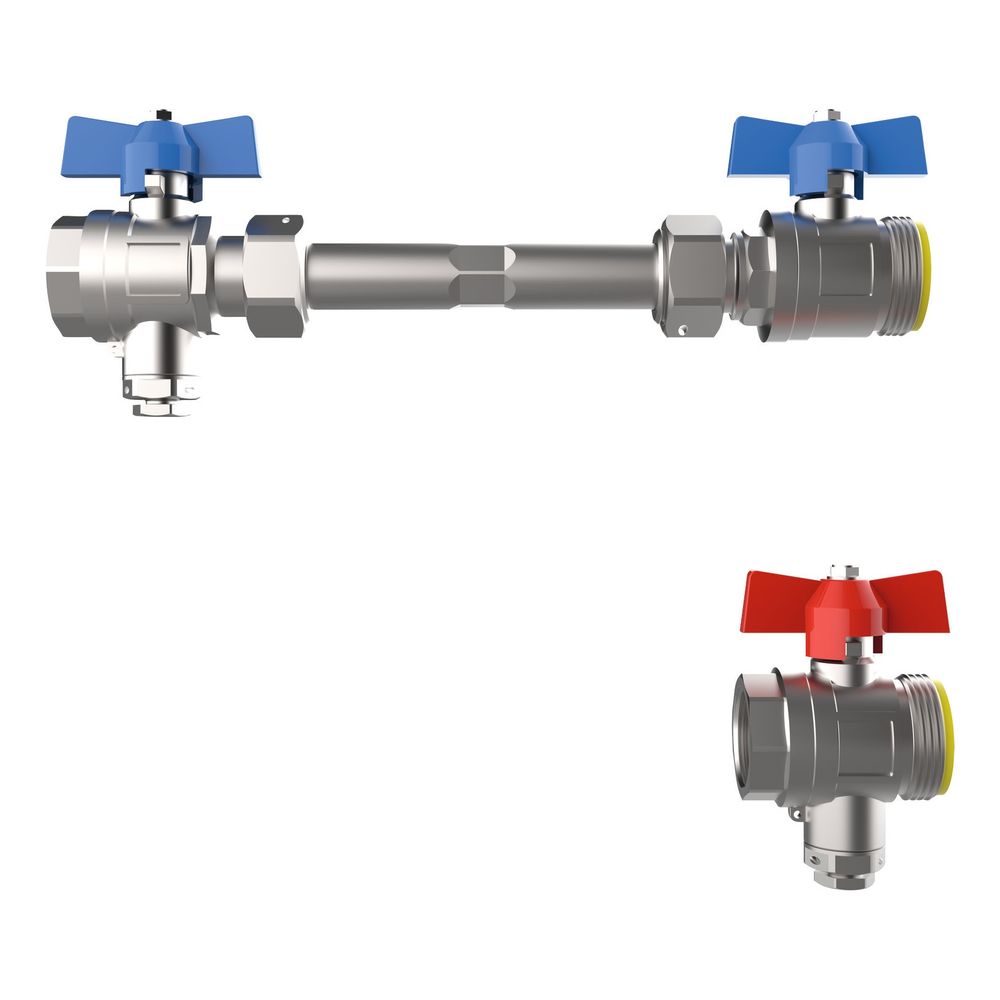 BOSCH Zubehör für Wohnungsstationen Anschlussgruppe 3/4" horizontal... JUNKERS-7738345908 4069143093863 (Abb. 1)