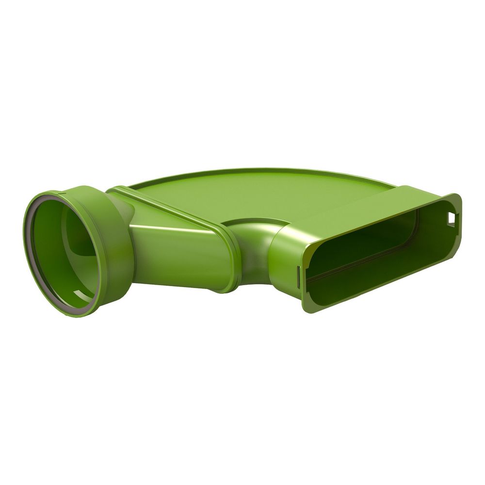 BOSCH Wohnungslüftung Zubehör FKB140-3 Bogen 90 Grad waagrecht-Anschluss VK, 1 Stüc... JUNKERS-7724000167 4069143149614 (Abb. 1)
