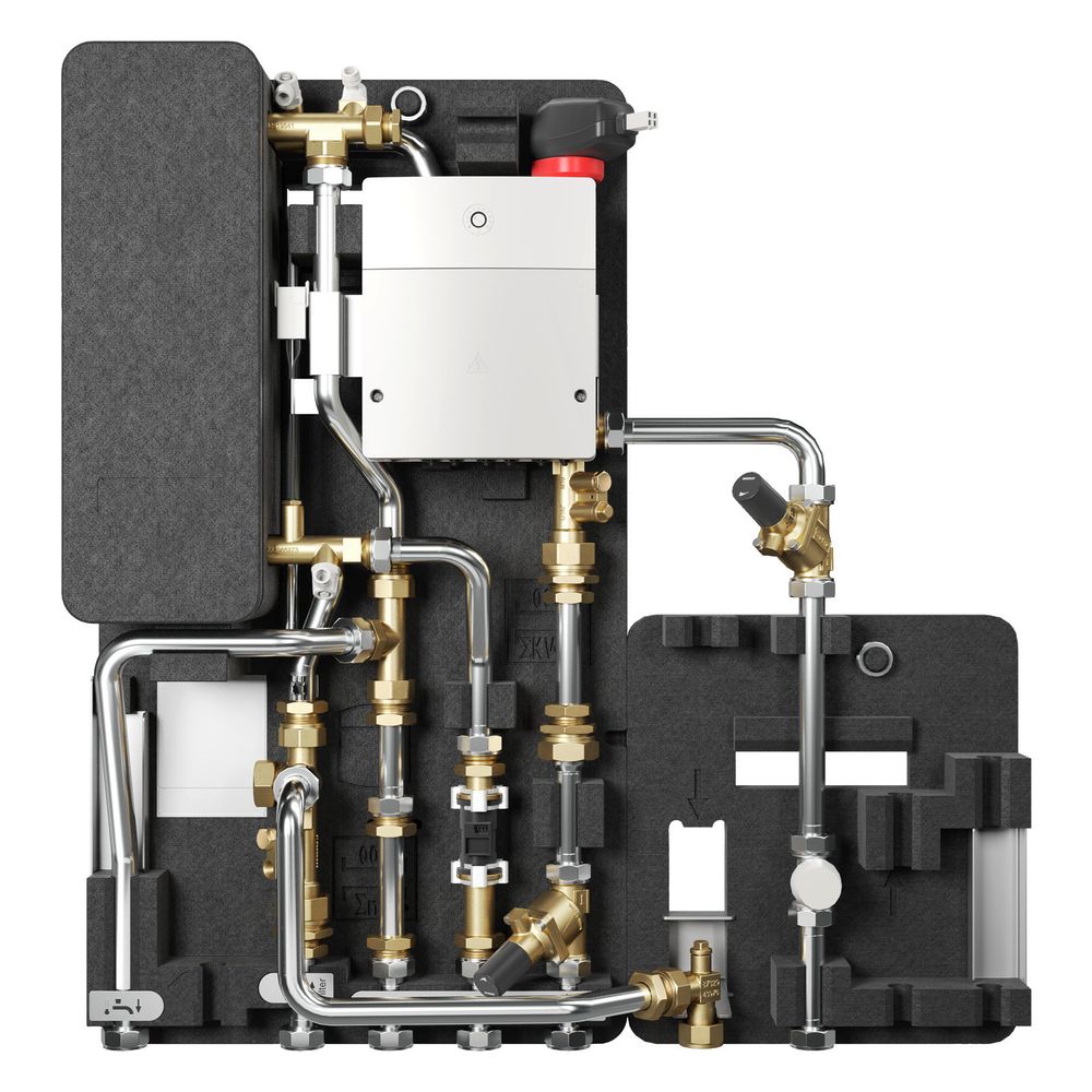 Bosch Wohnungsstation Flow 7000 F7002 35 DS ungemischt, Unterputz, mit Druck-Differ... JUNKERS-7739624230 4069143011928 (Abb. 2)