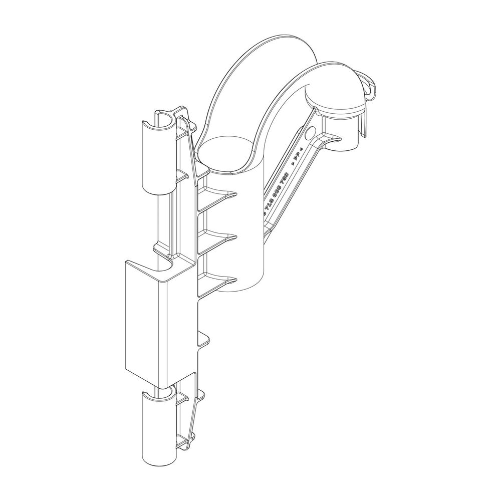 BOSCH Ersatzteil TTNR: 87186687890 Führung und Wellrohr... JUNKERS-87186687890 4054925883596 (Abb. 1)