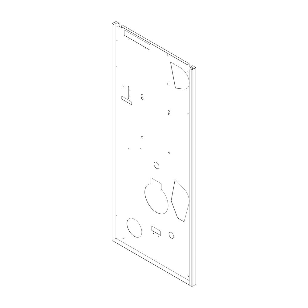 BOSCH Ersatzteil TTNR: 8738804937 Rückwand CLA-1 75-100 (r) everp... JUNKERS-8738804937 4057749622280 (Abb. 1)